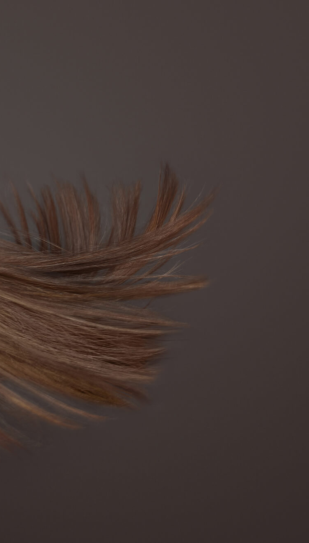 Frau mit langen, glänzenden und voluminösen Haaren – Perfektes Ergebnis durch innovatives Haarstyling, gesundes Haar und intensive Pflege. - 4