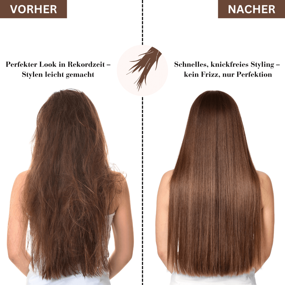 Hairstyler mit leistungsstarker Ionen-Technologie, beseitigt Frizz und sorgt für glattes, geschmeidiges Haar ohne Hitzeschäden. Ideal für zeitsparendes Styling und geeignet für alle Haartypen.
